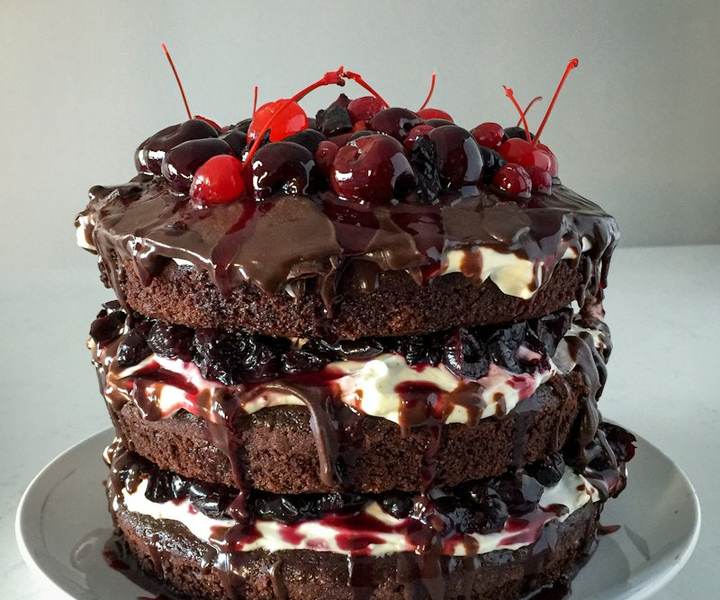 Dark Chocolate Layer Cake